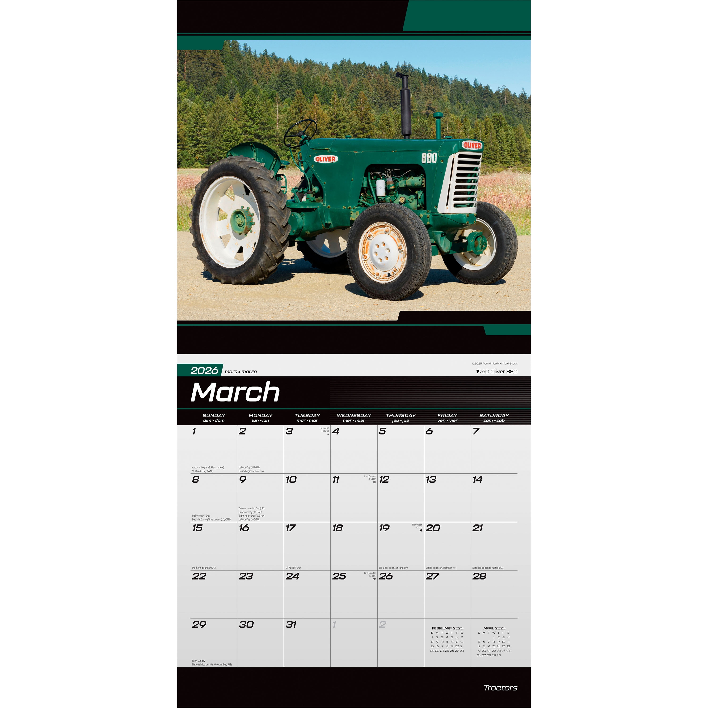 Tractors 2026 Square Flap