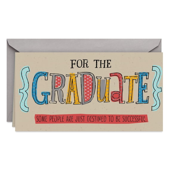 Hallmark Money Holder Graduation Card (You're Destined for Success)