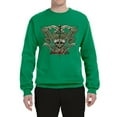 thumbnail image 2 of Wild Bobby, Biker Til I Die Live to Ride Motorcycle Cars and Trucks Unisex Crewneck Graphic Sweatshirt, Kelly, 2XL, 2 of 3