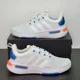 thumbnail image 1 of Adi-das Racer TR23 Men's Size 10 Athletic Shoes White Blue Casual Sneakers, 1 of 6