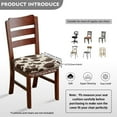 thumbnail image 5 of Cow Hide Print Square Chair Seat Cushion Cover for High Chairs Anti-Scratch Outdoor Chair Seat Slipcover Fashion Dining Room Chair Cushion Cover Home Accessories, 5 of 5