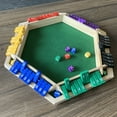 thumbnail image 4 of yeacher Colorful Wooden Dice Game for 6 Players - Fun Math & Strategy Board Game for Family, Friends, and Parties - Indoor & Outdoor Social Entertainment, 4 of 7