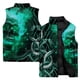 thumbnail image 3 of Chaleco sin mangas con impresión digital 3D para hombre, chaquetas modernas con plumas de hueso para hombre 2024, ropa duradera con calaveras para hombre, esqueleto de alta calidad, 3 of 5