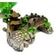 thumbnail image 4 of Puente decorativo para paisajismo de acuario, accesorios para acuario, puente de resina, plataforma de escalada de tortuga, puente de arco Vintage Rojo Verde MX-0128803FYD, 4 of 5