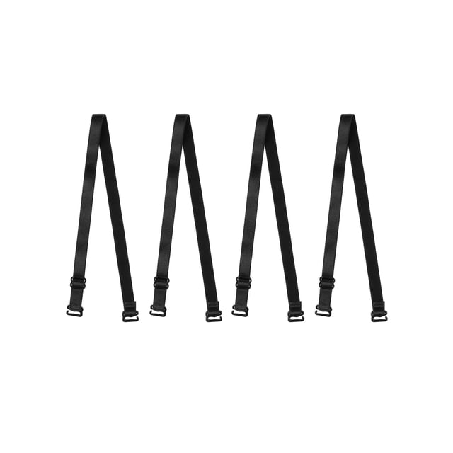Tirantes de sujetador INSPIRE CHIC para mujeres, 2 pares, ancho de 10/12/15/18/20 mm, tirantes elásticos ajustables, color negro-puro-10 mm