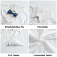 thumbnail image 4 of LOLANTA Boys Linen Suit 4 Piece Summer Gentleman Outfit Kids Dress Vest Shirt Shorts Set for Beach Wedding Graduation, 4 of 7