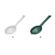 thumbnail image 2 of Moyic Cuchara de mango largo, colador de cocina de mano antiescaldado, colador reutilizable, utensilios de cocina para restaurante con agujero blanco Cocina y Comedor Verde Moyic HA064510-01, 2 of 6