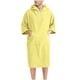 thumbnail image 1 of Toalla unisex de color liso para playa, baño, natación, albornoz con capucha y bolsillo, chal para mujer, 1 of 5
