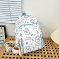 thumbnail image 4 of Mochila Con Estampado De Animales De Dibujos Animados, Mochila Escolar De Nailon Kawaii, Bonita Mochila De Viaje De Gran Capacidad, 4 of 4