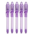 thumbnail image 1 of 4 Pieces Secret Pen With Uv Light Readable By Light Uv Pen Giveaways Magic Pens Children Pen Markers For Children'S Birthday Party Detective Party Party Favors Fun Activity Party, 1 of 4