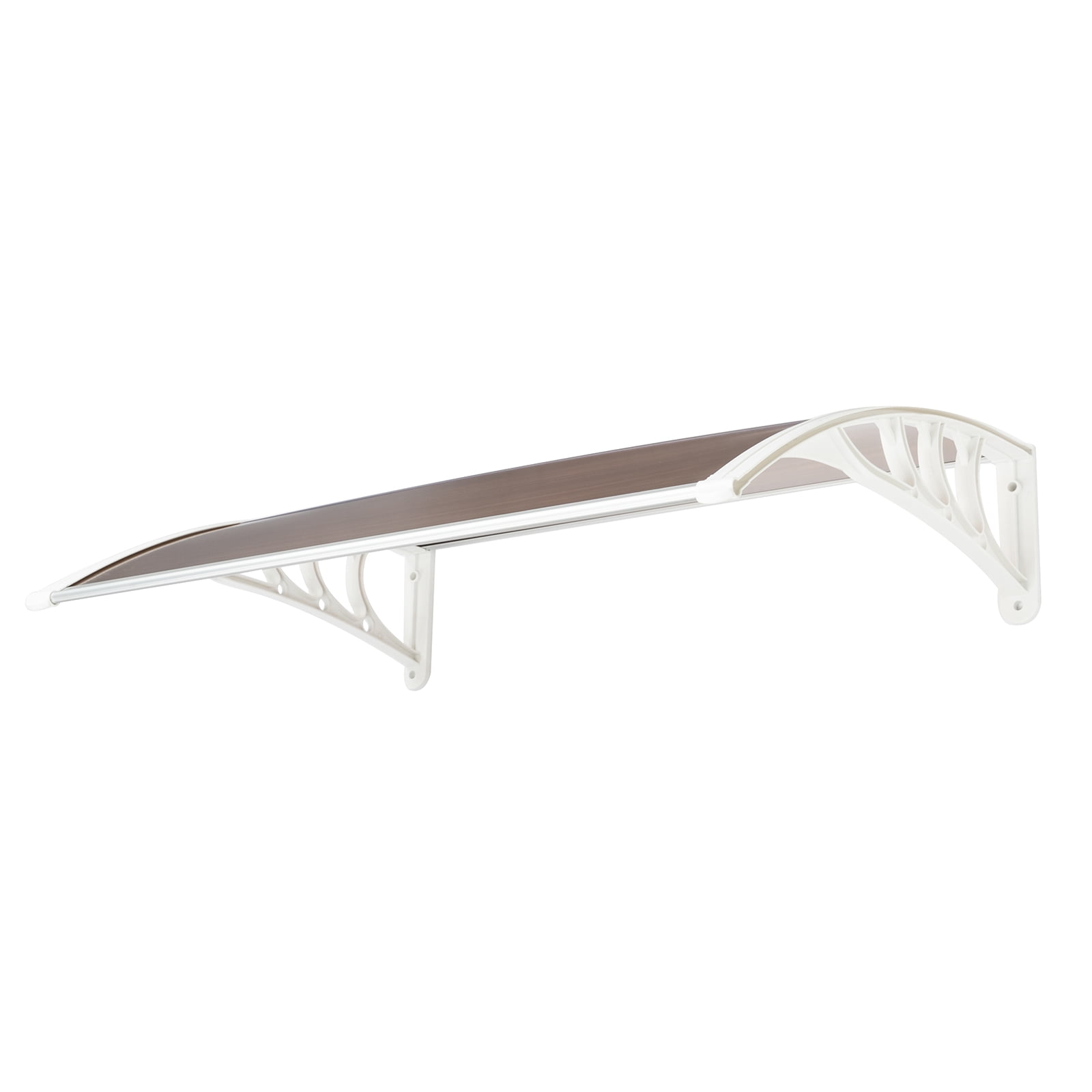 HT-100 x 80 Household Application Door & Window Rain Cover Eaves Brown Board & White Holder
