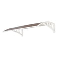 thumbnail image 4 of HT-100 x 80 Household Application Door & Window Rain Cover Eaves Brown Board & White Holder, 4 of 14