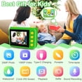thumbnail image 2 of Cámara impermeable GKTZ Kids 20MP 1080p con tarjeta SD de 32GB rosa, 2 of 7