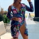 thumbnail image 2 of MKLEKYY Trajes De Baño Mujer Women Floral Print Swimsuits Deep V Neck Swimwear Women 2 Bathing Suit Sexy Monokini Suits Summer Wear Beach Cover Ups, 2 of 6