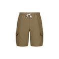 thumbnail image 5 of Cargo Shorts for Men Elastic Waist Drawstring Casual Work Shorts Summer Hiking Outdoor Shorts with 4 Pockets, 5 of 8
