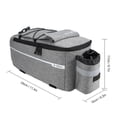thumbnail image 3 of Insulated Trunk Cooler Bag Cycle Bicycle Rear Rack Storage Luggage Bag Reflective MTB Bike Pannier Bag Shoulder Bag, 3 of 5