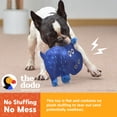 Dodo Dig The Dodo Hippo Crinkle Flattie Stuffing Free Durable Nylon Dog Toy ...