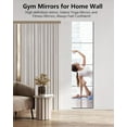 thumbnail image 3 of Unbreakable Wall Mirror Full Length Mirror Tiles, 4Pcs 10x10 inch Full body Mirrors, Toddler Shatterproof Mirror for Kids Mirror for Wall, Full Length Wall Mirror, Over Door Mirror, Home Gym Mirror, 3 of 5