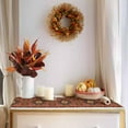 thumbnail image 2 of Red Medallion Floral Table Runner-Cotton Linen- 48 Inch Holiday Dresser Scarves, Retro Traditional Oriental Boho Tribal Tablerunner for Kitchen Coffee/Dining Living Room Dinner Scarf Décor 13x48, 2 of 7