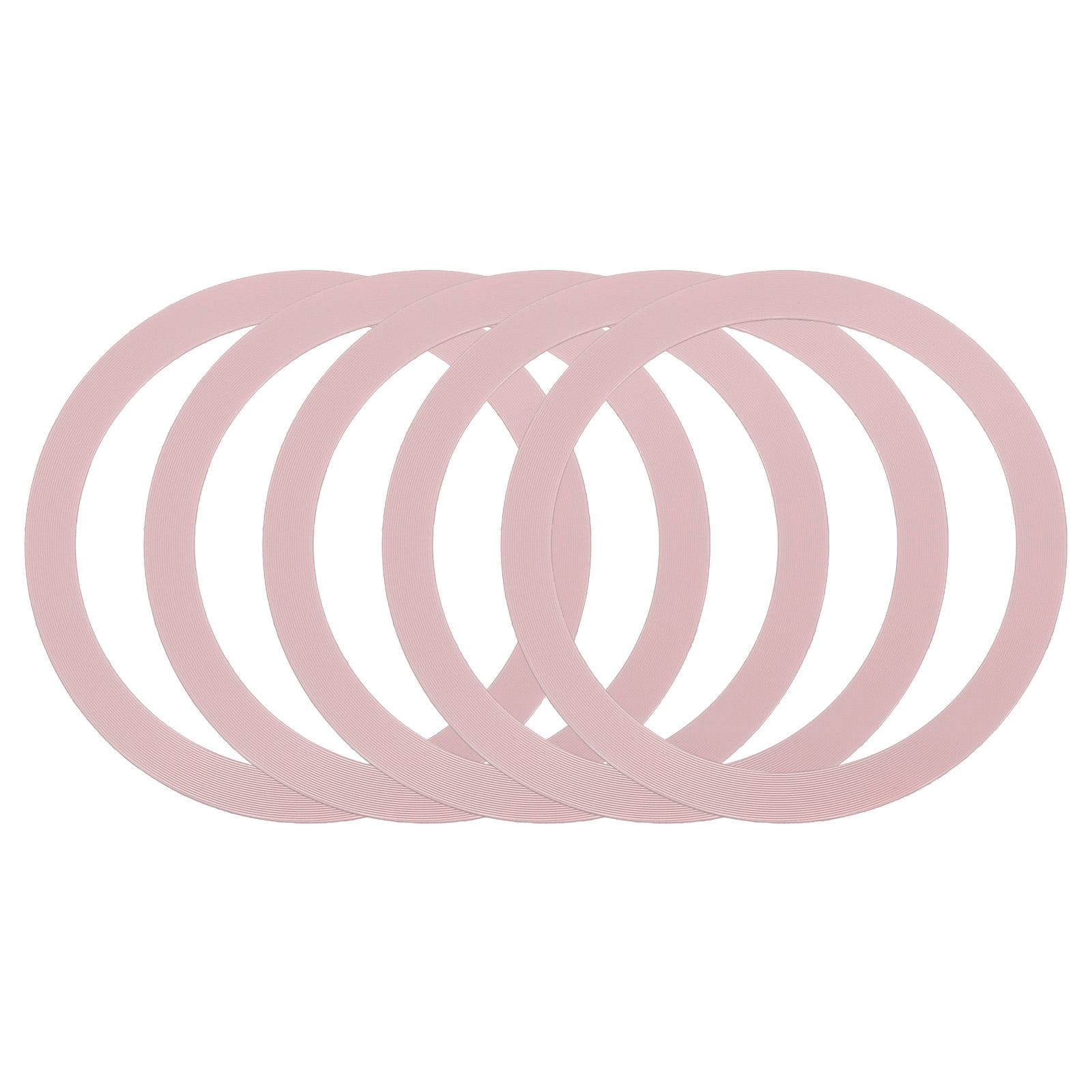 5Pcs Magnetic Adapter Ring, Magnetic Wireless Charger Conversion Kit, Rose Gold