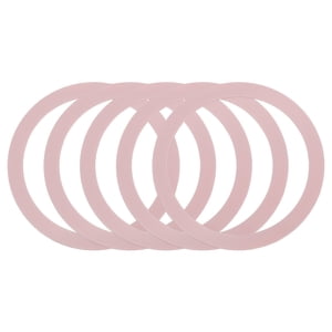 5Pcs Anneau d'adaptateur magnétique, Kit de conversion de chargeur sans fil magnétique, Or rose