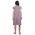 thumbnail image 3 of Moomaya Robe de Nuit d'Allaitement en Popeline de Coton à Manches Courtes Imprimée pour Femmes, 3 of 4