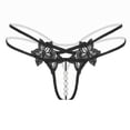 thumbnail image 1 of Fvwitlyh Lingerie Sexy Pendentif Dame Perle String V-String Culottes Taille Basse sous-Vêtements, 1 of 5