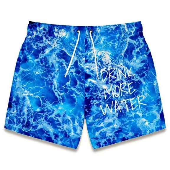 Drink More Water Men's Swim Trunks