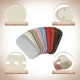 thumbnail image 3 of Uxcell PU Leather Bag Bottom Shaper, Oval Knitting Crochet Bags Bottom Pad Base with Holes & Nails for DIY Handbag Beige 9.8x4.7 Inch, 3 of 5