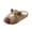 Brown -AG07, variant on Animal Cotton Bear Slippers - Cartoon Plush Indoor/Outdoor Couples Shoes for Autumn and Winter Pink