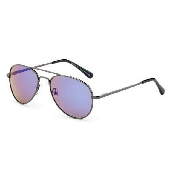 "Sonido" - Kyra Hand Polished Lead Free Fashion Sunglasses with Flash/Mirror Lenses for Kids