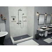 Tile Redi 3448CDL-PVC Redi Base 34 X 48 Rectangular Shower Base - Chrome