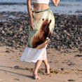 thumbnail image 6 of Bear Stylish Chiffon Summer Dress for Women - Lightweight Beach Dresses with Polyester Straps, 6 of 6