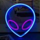 thumbnail image 2 of Alien Neon Lights for Wall Decor Battery/USB Operated Decorative Led Neon Signs Alien Neon Signs Light up for Home,Kids Room,Bar,Festival,Birthday,Chr, 2 of 5