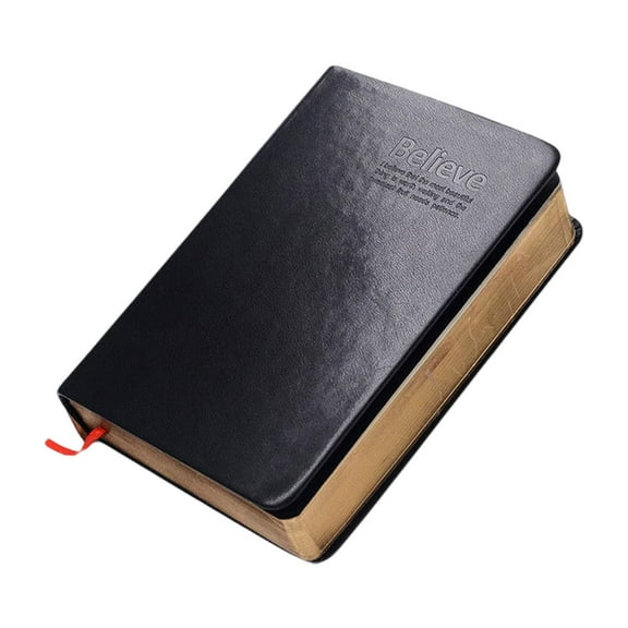 Lipstore Thick Bible Notebook Home Retro Note Taking Journaling Notebook Gold Edge