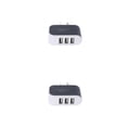 thumbnail image 2 of Adaptador de pared de viaje Methold USB 3 puertos enchufe europeo/estadounidense Type5 NO5, 2 of 6