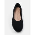 thumbnail image 4 of Time and Tru Women's Sporty Comfort Ballet Flats, Wide Width, 4 of 6