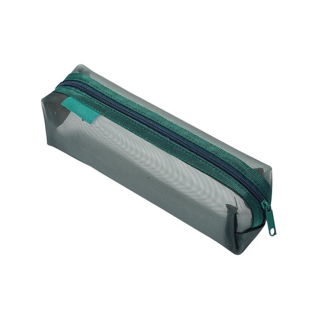 Transparent Mesh Pencil Case Large-capacity Pen Bag Cute Storage Pencil Bag For Student School Supplies Stationery