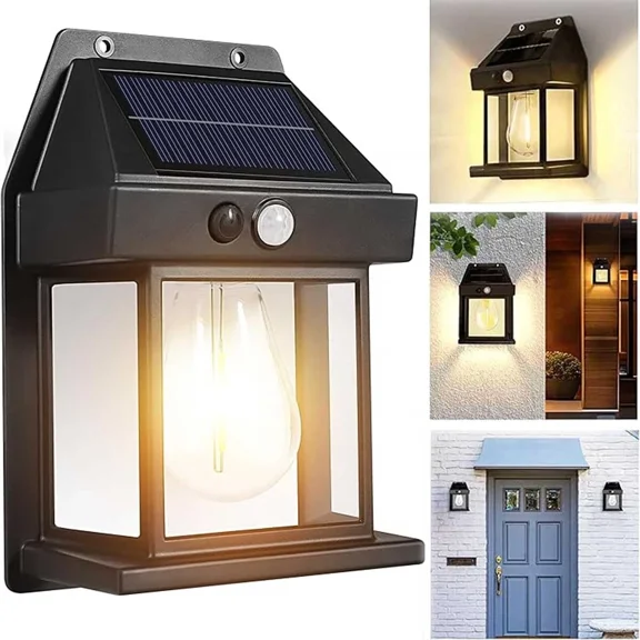 PURELY- Solar Security Lights 6000Lm Motion Sensor Lights Adjustable Flood Light