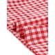 thumbnail image 5 of INSPIRAR CHIC Blusa sin mangas para mujer Vintage Verano Tops Gingham S Rojo, 5 of 6