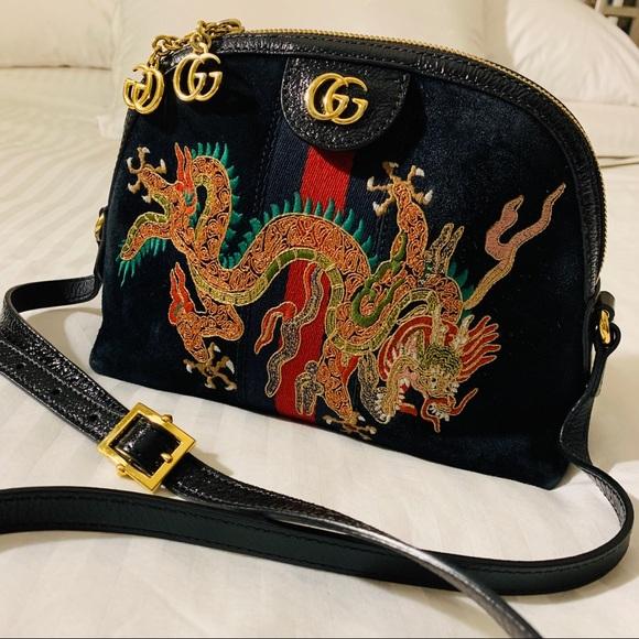 gucci purse with dragon