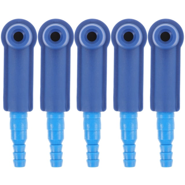 LEEYNEER 5Pcs Car Oil Bleeder Pump Exchange Adapter Professional Pumping Pipe Connectors Car Brake Fluid Exchange Tool