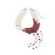 thumbnail image 1 of Ronda de acrílico rojo con cuentas gargantilla señoras moda collar de perlas accesorios de fiesta nocturna collar de borlas, 1 of 2
