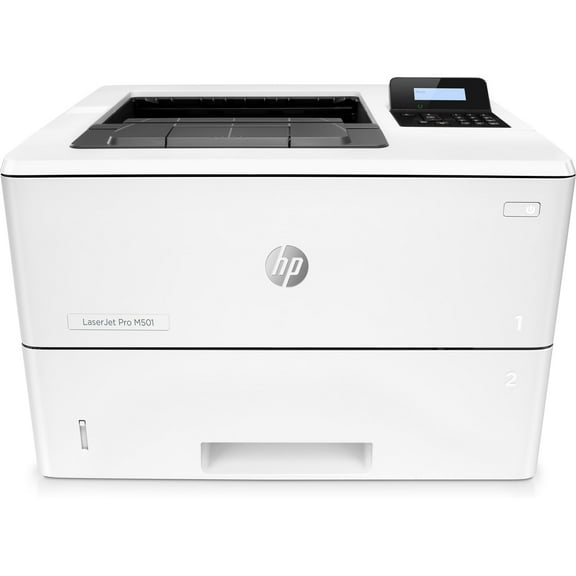 HP LaserJet Pro M501dn Laser Printer, Black And White Mobile Print Up to 100,000