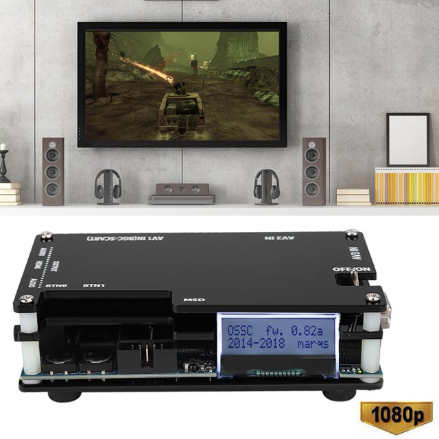 Convertidor de vídeo HDMI a Scart HD compatible con consolas de juegos antiguas para sfc/md/ps/ss/ps2/xbox/wii