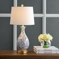 thumbnail image 4 of SAFAVIEH Avi Floral Vines 27.5 in. H Table Lamp, Blue/White, Set of 2, 4 of 9