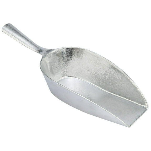 MEIBUTYUP Ergonomic Aluminum Ice Scoop Silver Multi-Functional Kitchen Tool
