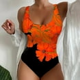 thumbnail image 1 of Women's Swimwear One Piece Swimsuit Printing Floral Stylish Bathing Suits, 1 of 3