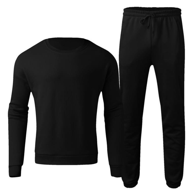 Mens black polo sweatsuit sale