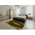 thumbnail image 5 of Ahgly Company Machine Washable Indoor Rectangle Transitional Dark Yellow Green Area Rugs, 8' x 10', 5 of 7